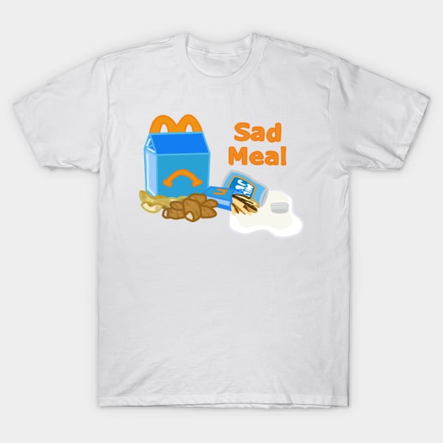 Sad Meal T-Shirt by MoreThanADrop